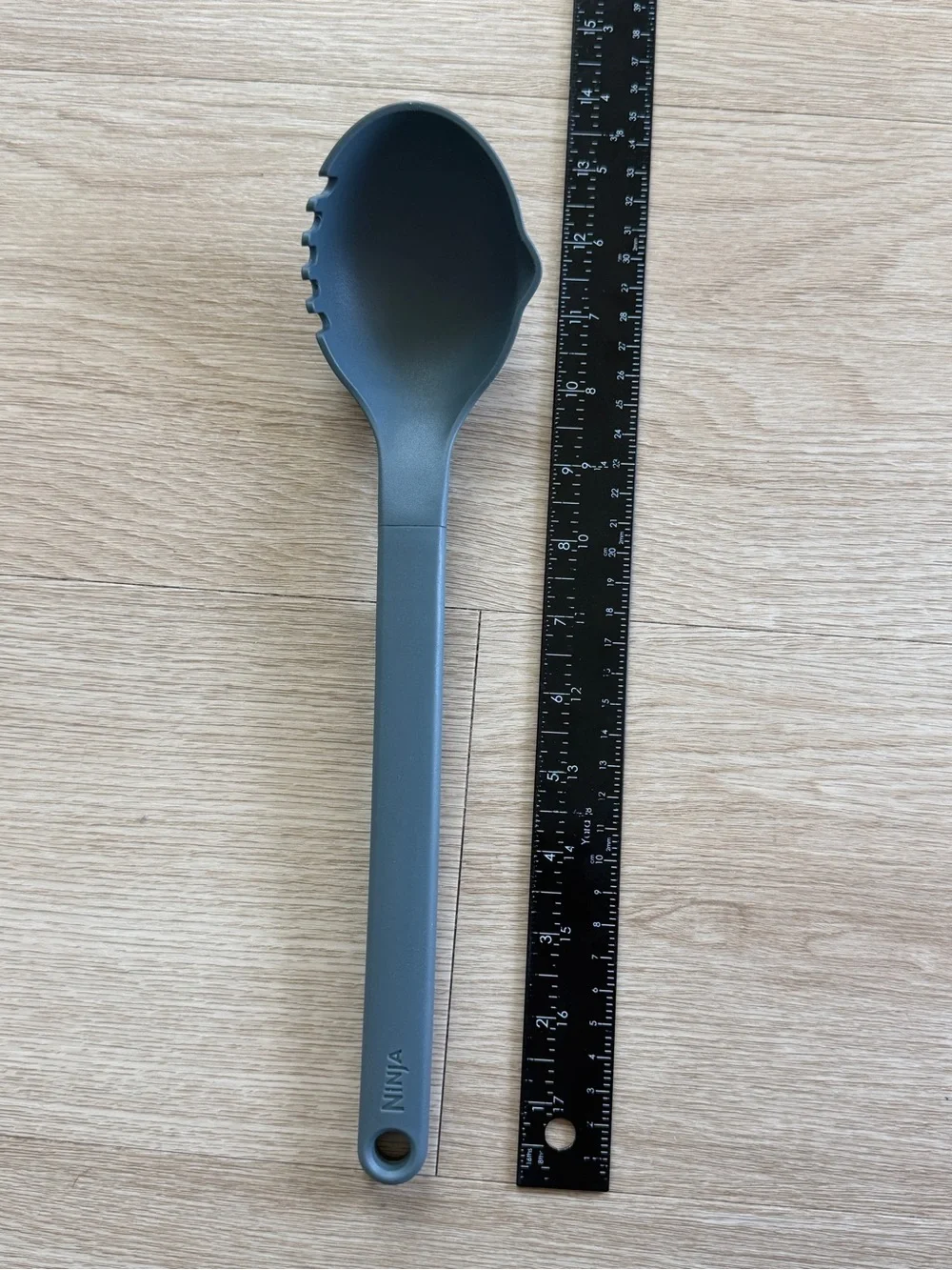 Ninja Possible Pot Spoon Ladle Pasta Multi-Function Utensil Teeth Spout Gray